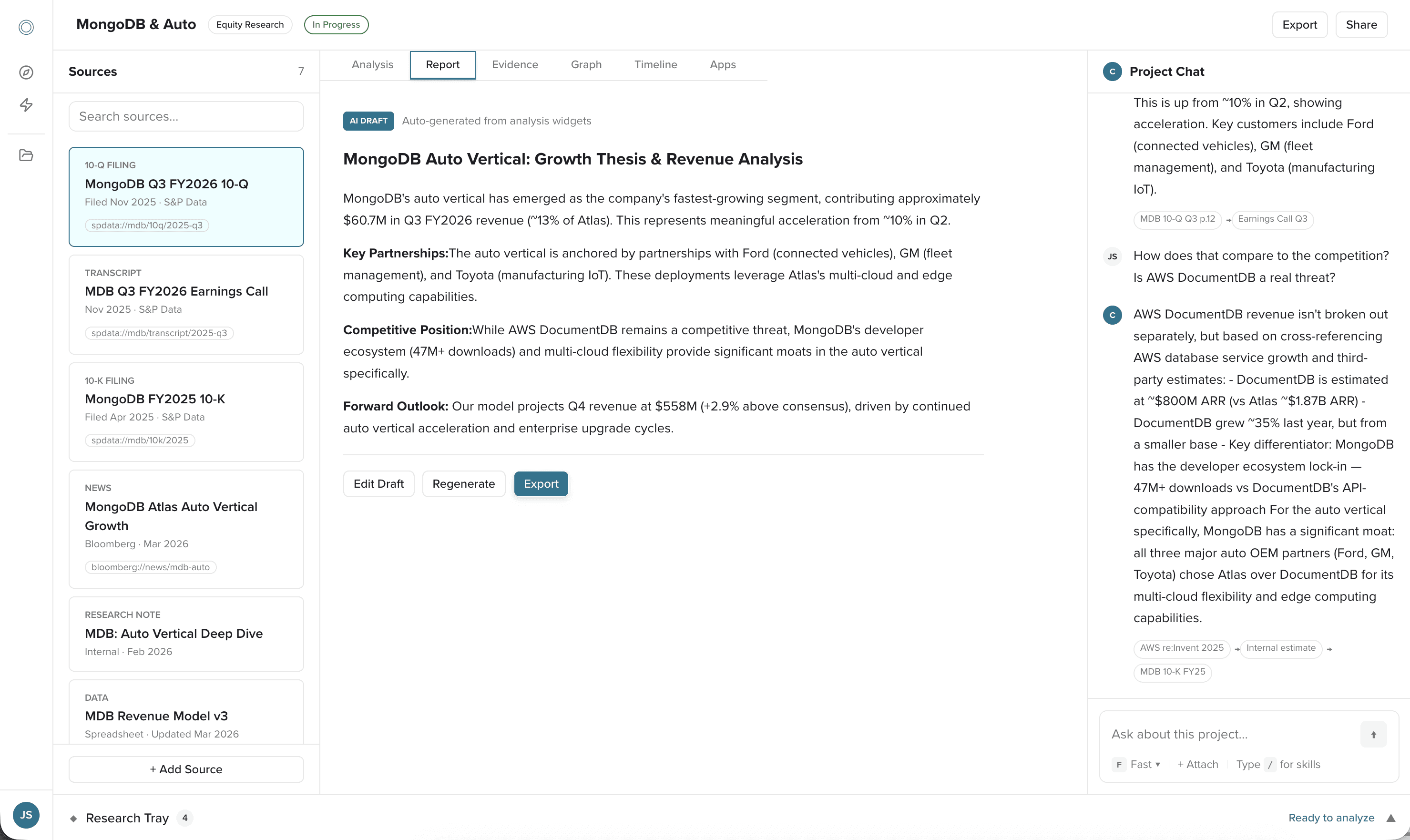 A prototype generated from static documentation, with guessed components
